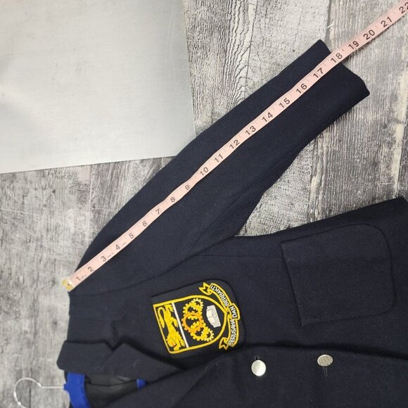 Vintage Chotirmall's Boys Navy Wool Blazer Size Boys 8-10 - Picture 12 of 14